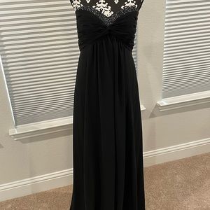 David’s Bridal Black Bridesmaid dress